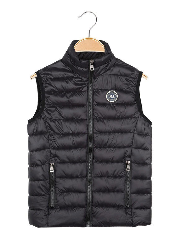 M. Angel Gilet imbottito trapuntato nero Smanicato unisex bambino Nero taglia 06