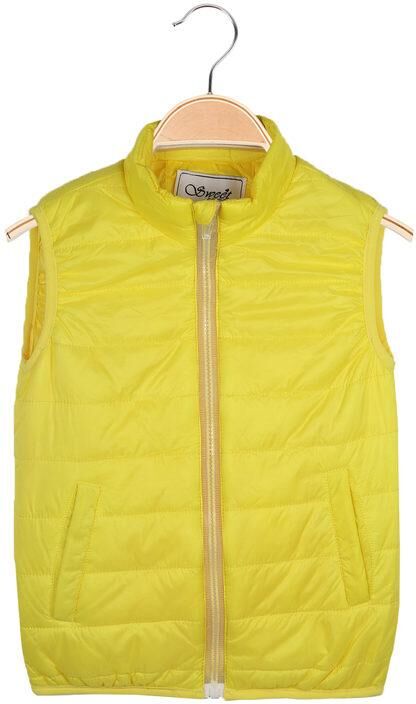 Sweet Gilet imbottito trapuntato Smanicato unisex bambino Giallo taglia 12