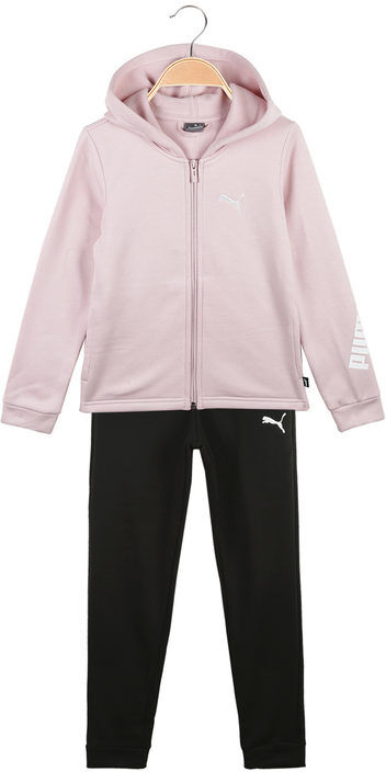 Puma HOODED SWEAT SUIT Tuta sportiva ragazza Felpe bambina Rosa taglia 15/16