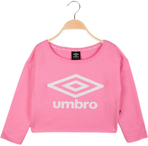 Umbro Maglia cropped da ragazza T-Shirt e Top bambina Fucsia taglia L