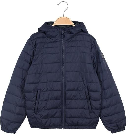 Lotto Marcus VII Bomber HD B giubbino con cappuccio blu scuro Giacconi e Giubbotti bambino Blu taglia XS