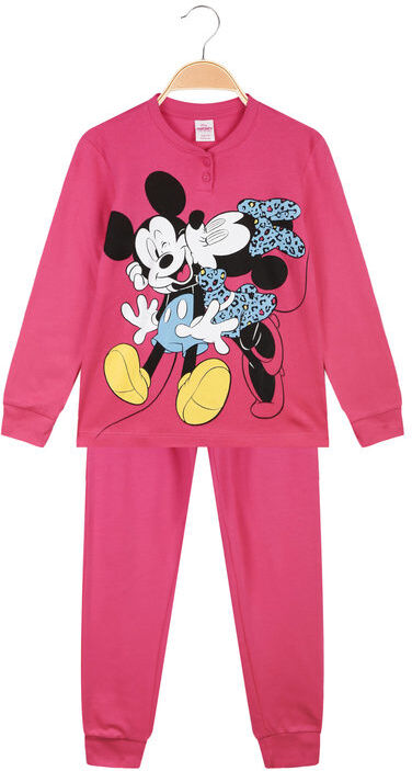 Disney Minnie pigiama da bambina in caldo cotone Pigiami bambina Fucsia taglia 03