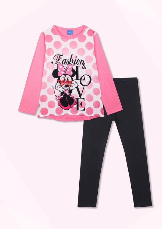 Disney Minnie pigiama leggero da bambina con stampa Pigiami bambina Rosa taglia 06