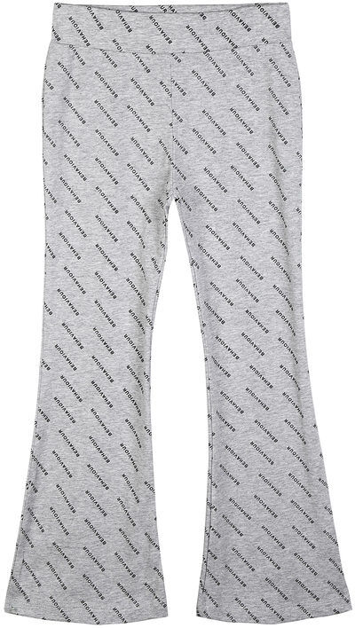 Sweet Pantaloni a zampa da bambina con scritte Pantaloni Casual bambina Grigio taglia 12