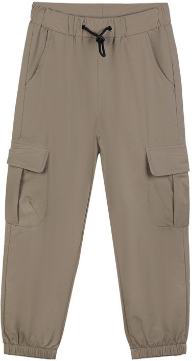 Small Gang Pantaloni cargo da bambino con tasconi e polsini Pantaloni Casual bambino Beige taglia 12