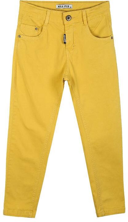 Milk Pub Pantaloni da bambino tinta unita Pantaloni Casual bambino Giallo taglia 10