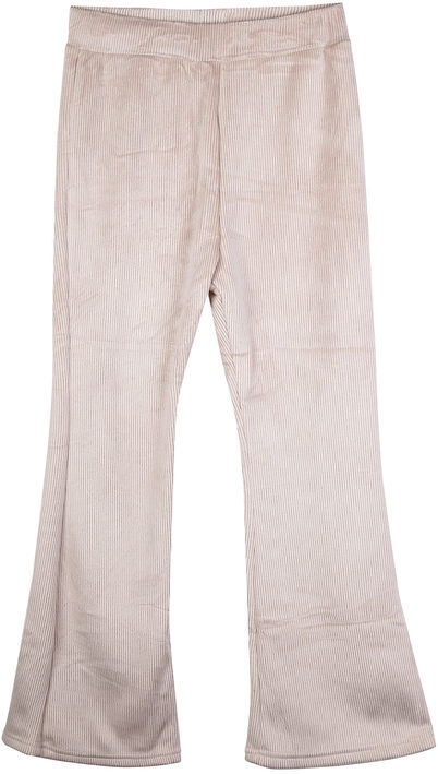 Luisa Chic Pantaloni svasati in velluto da bambina Pantaloni Casual bambina Bianco taglia 12