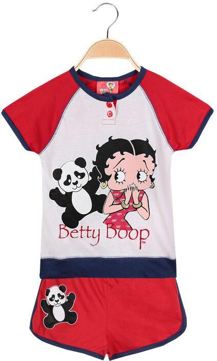 Betty Boop Pigiama corto 2 pezzi Pigiami bambina Rosso taglia 04/06