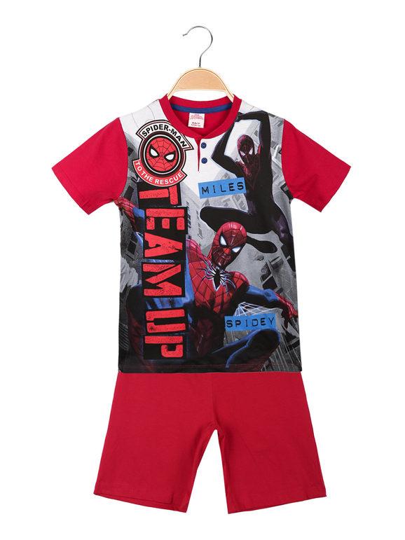 Marvel Pigiama corto bambino con stampa Pigiami bambino Rosso taglia 04