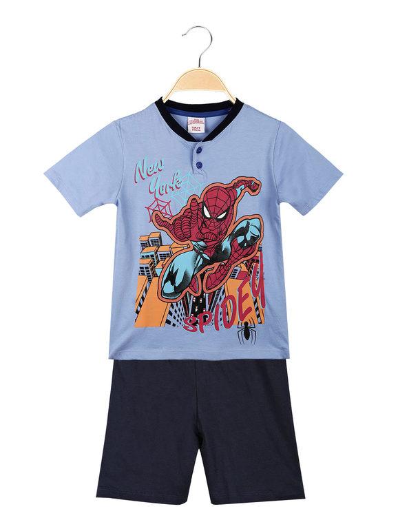 Marvel Pigiama corto bambino in cotone Pigiami bambino Blu taglia 06