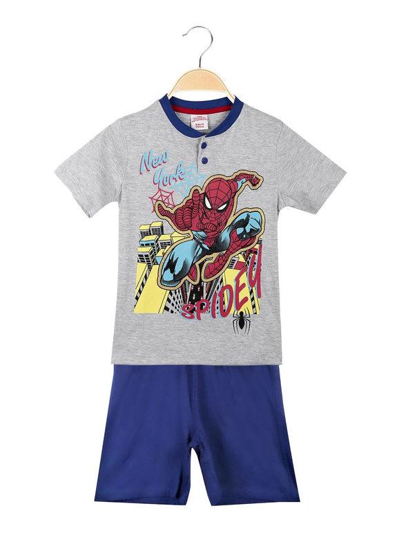 Marvel Pigiama corto bambino in cotone Pigiami bambino Grigio taglia 07