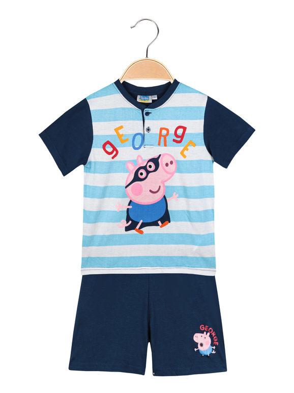 Peppa Pig Pigiama corto bimbo George Pigiami bambino Blu taglia 08