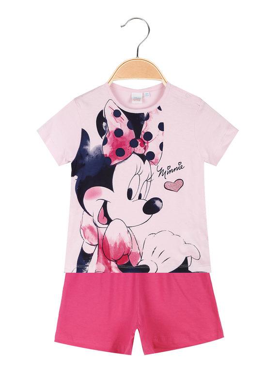 Disney Pigiama corto Minnie da neonata Pigiami bambina Rosa taglia 12M