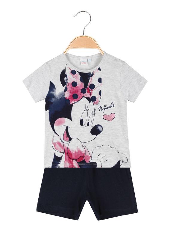 Disney Pigiama corto Minnie da neonata Pigiami bambina Grigio taglia 12M