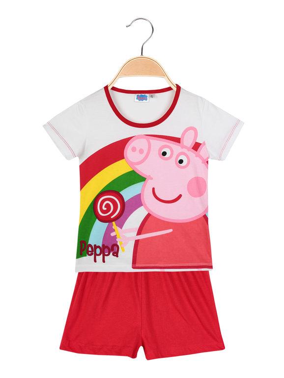 Peppa Pig Pigiama corto Pigiami bambina Rosso taglia 02