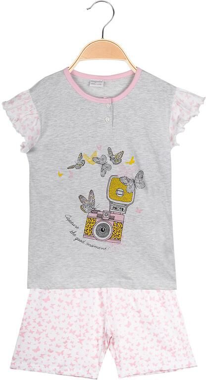 Magnolia Pigiama in cotone jersey con disegni Pigiami bambina Grigio taglia 11/12