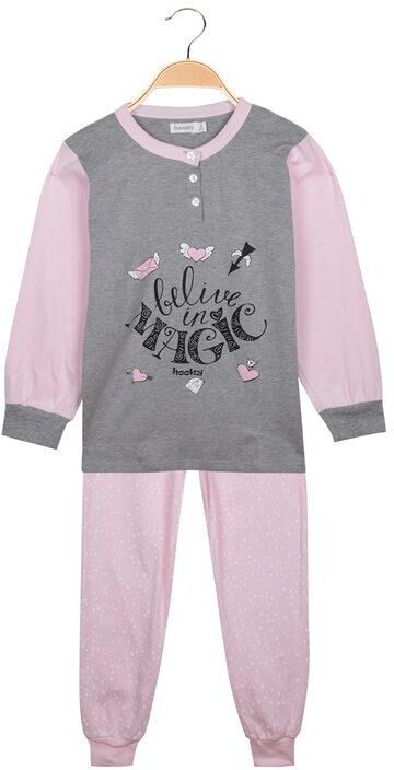 Hooky Pigiama lungo bambina con stampa Pigiami bambina Grigio taglia 05