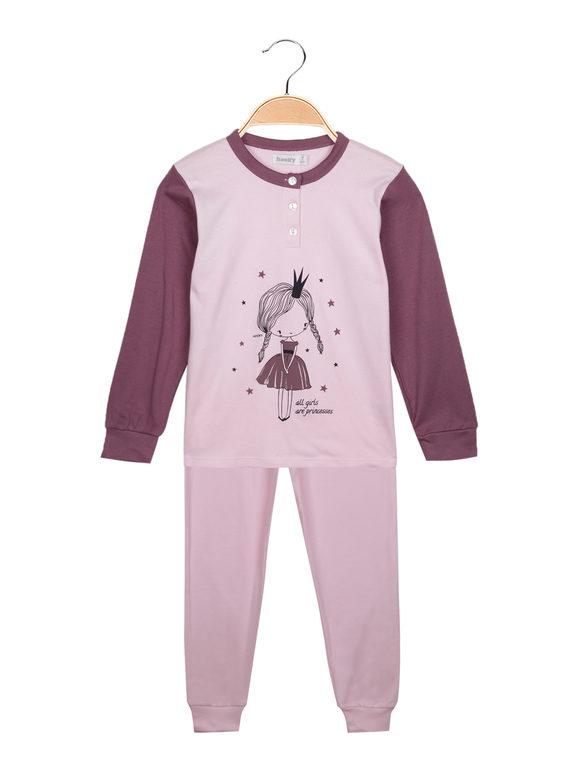 Hooky Pigiama lungo bambina Pigiami bambina Rosa taglia 04