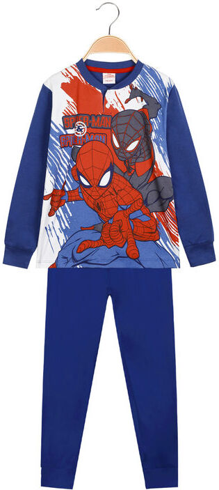 Marvel Pigiama lungo in caldo cotone da bambino con stampa Pigiami bambino Blu taglia 07/08