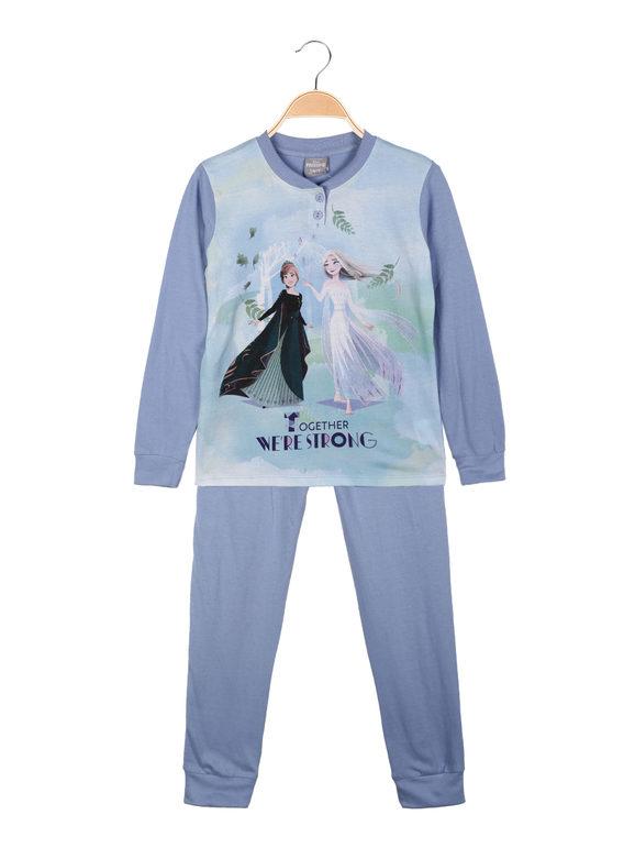 Disney pigiama lungo in cotone bimba Pigiami bambina Blu taglia 04