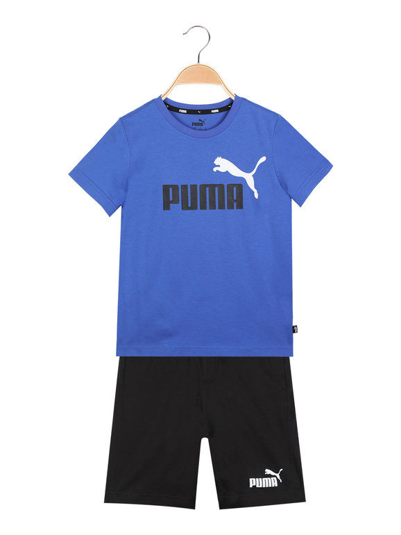Puma SHORT JERSEY SET Completo sportivo corto da bambino Completi 3-16 Anni bambino Blu taglia 07/08