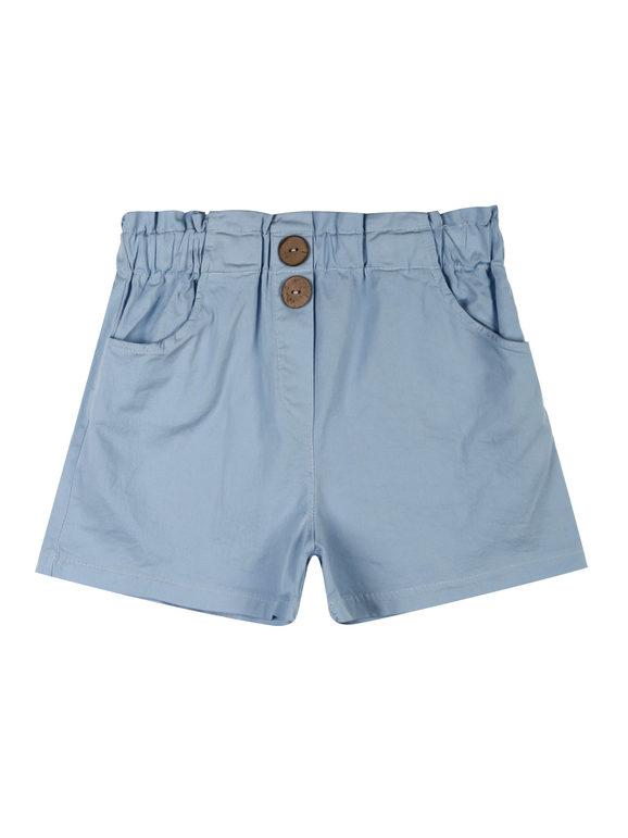 Solada Shorts bambina in cotone Shorts bambina Blu taglia 04