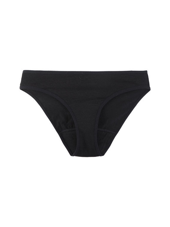 Liabel Slip da ragazza assorbente Slip bambina Nero taglia 14