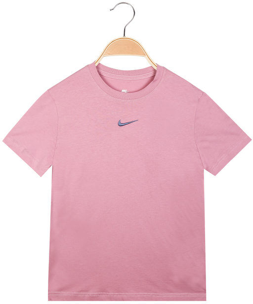 Nike T-shirt da ragazza con logo ricamato T-Shirt Manica Corta bambina Viola taglia L