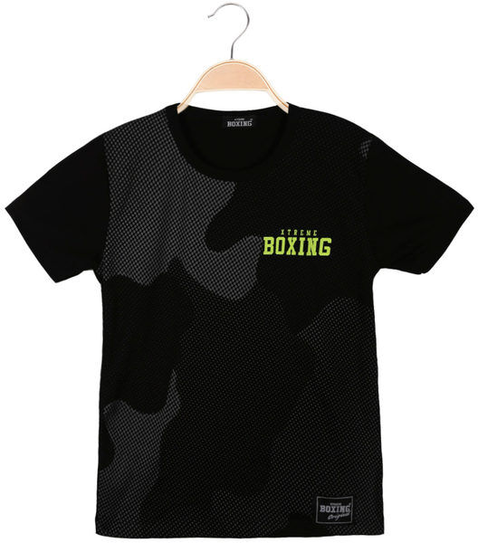 Xtreme Boxing T-shirt da ragazzo in cotone T-Shirt Manica Corta bambino Nero taglia 10