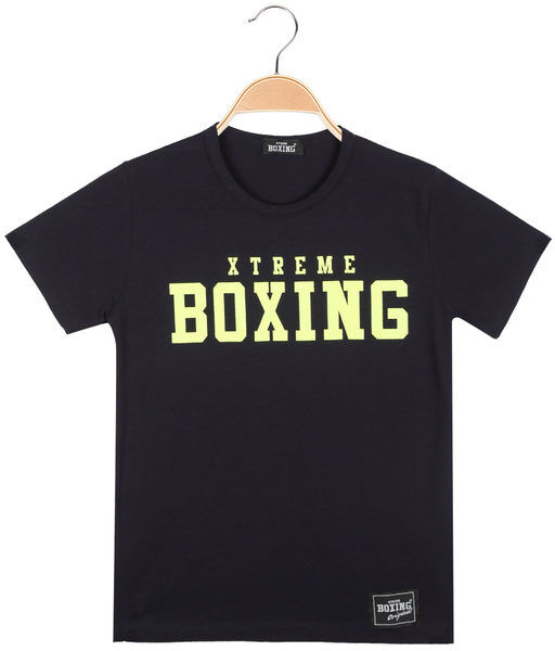 Xtreme Boxing T-shirt da ragazzo in cotone T-Shirt Manica Corta bambino Blu taglia 12