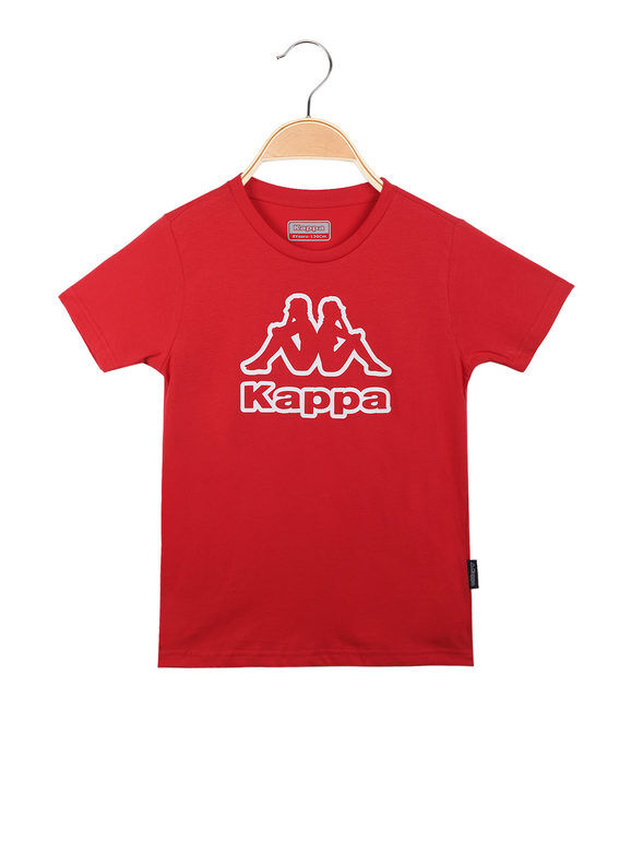 Kappa T-shirt gircollo da bambino con stampa T-Shirt e Top bambino Rosso taglia 12