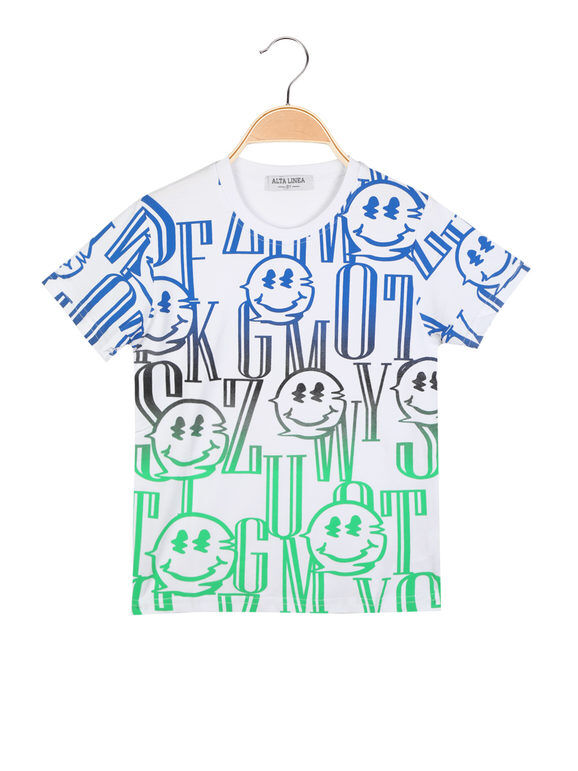 Alta Linea T-shirt manica corta da bambino T-Shirt Manica Corta bambino Bianco taglia 12