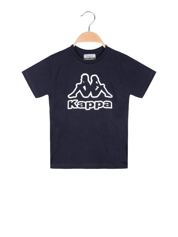 Kappa T-shirt manica corta da ragazzo con stampa T-Shirt e Top bambino Nero taglia 10