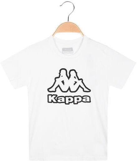 Kappa T-shirt manica corta da ragazzo con stampa T-Shirt e Top bambino Bianco taglia 14