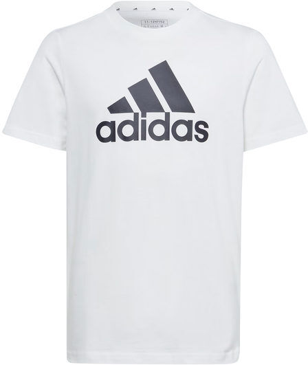 Adidas T-shirt manica corta Essentials ragazzi IB1670 T-Shirt e Top unisex bambino Bianco taglia 15/16