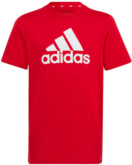 Adidas T-shirt manica corta Essentials ragazzi IC6856 T-Shirt e Top unisex bambino Rosso taglia 15/16