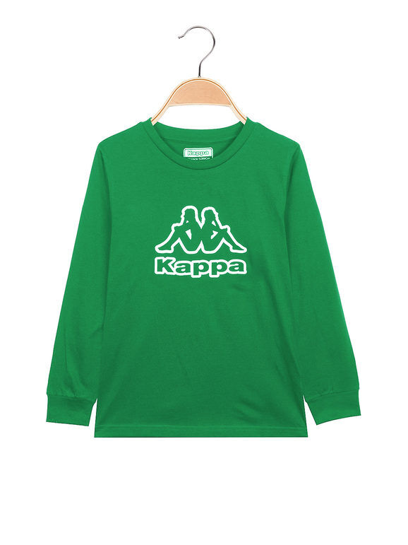 Kappa T-shirt manica lunga da bambino T-Shirt e Top bambino Verde taglia 03