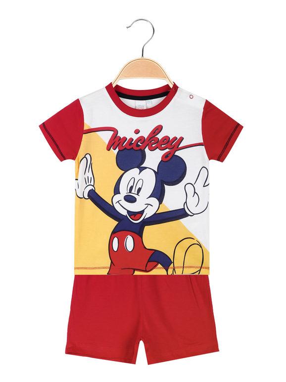 Disney Topolino pigiama corto neonato Pigiami bambino Rosso taglia 24M