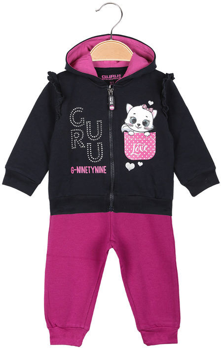 Guru Tuta da neonata 2 pezzi Completi 0-36 M bambina Blu taglia 03/06