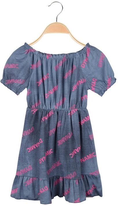 Mec Girl Vestito da bambina con scritte Vestiti bambina Fucsia taglia 02