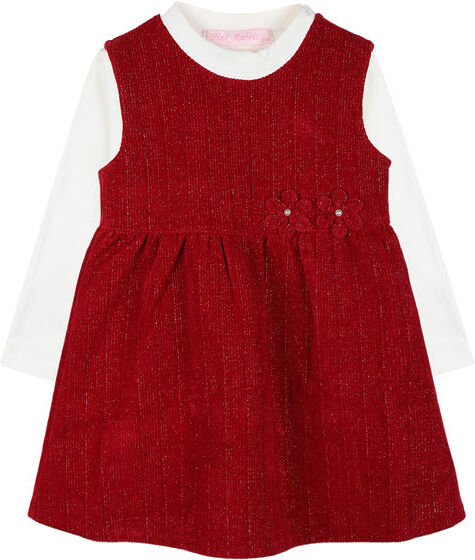 Pink Rabbit Vestito elegante da neonata con maglietta Completi 0-36 M bambina Rosso taglia 30M