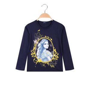 Disney Maglietta Cinderella da bambina a manica lunga T-Shirt Manica Lunga bambina Blu taglia 06