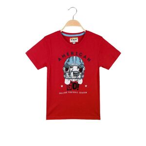 Be Board T-shirt bambino in cotone T-Shirt Manica Corta bambino Rosso taglia 05