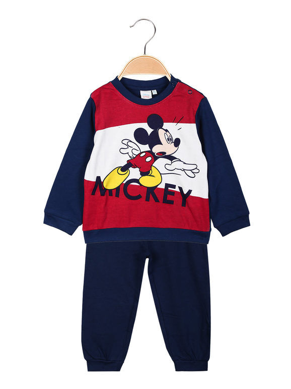 Disney Topolino pigiama da neonato in caldo cotone Pigiami bambino Rosso taglia 24M