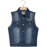 Studio Gilet in jeans da bambini Smanicato unisex bambino Jeans taglia 04