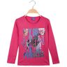 Disney Maglietta bimba Anna E Elsa in caldo cotone T-Shirt Manica Lunga bambina Fucsia taglia 03