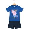 Peppa Pig Pigiama corto George Pigiami bambino Blu taglia 06