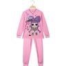 Lol Surprise! Pigiama lungo da bambina in caldo cotone Pigiami bambina Fucsia taglia 04