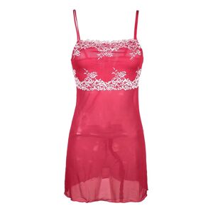 Pura Baby doll + perizoma Intimo Sexy donna Rosso taglia 03