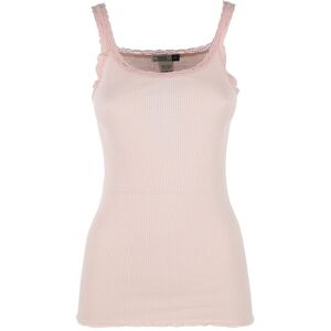 esse speroni Canotta donna girocollo a costine con pizzo Maglie Intime donna Rosa taglia L/XL